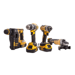 Set 4 scule electrice cu acumulatori Dewalt DCK422P3