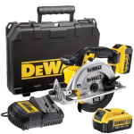 Fierastrau circular cu 2 acumulatori DeWalt DCS391M2