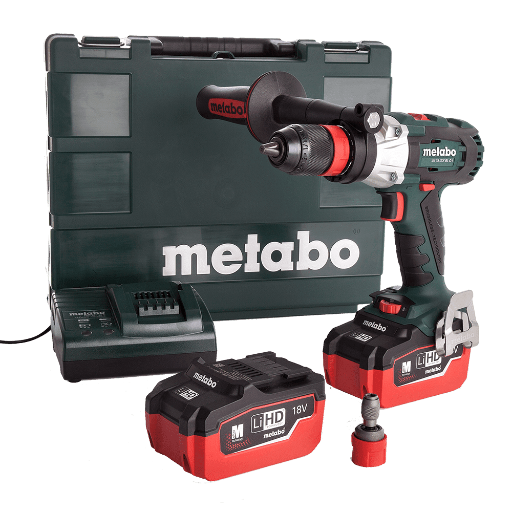 Masina de gaurit/infiletat cu 2 acumulatori Metabo BS 18 LTX LiHD Masina de gaurit/infiletat cu 2 acumulatori Metabo BS 18 LTX LiHD autofiletanta bormasina surubelnita cu acumulator