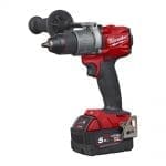 Masina de gaurit cu percutie cu 2 acumulatori Milwaukee M18 FPD2-502ORB