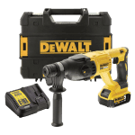 Ciocan rotopercutor cu 1 acumulator DeWalt DCH133P1T