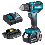 Masina de gaurit cu 2 acumulatori Makita DDF485FYX3