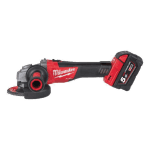 Polizor unghiular cu 2 acumulatori Milwaukee M18 CAG125X-502X