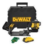 Nivela laser cu linii cu 1 acumulator DeWalt DCLE34031D1