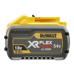Acumulator glisant XR FlexVolt DeWalt DCB547 18/54V 9Ah
