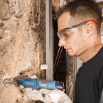 Polizor drept cu 2 acumulatori Bosch GRO 12V-35