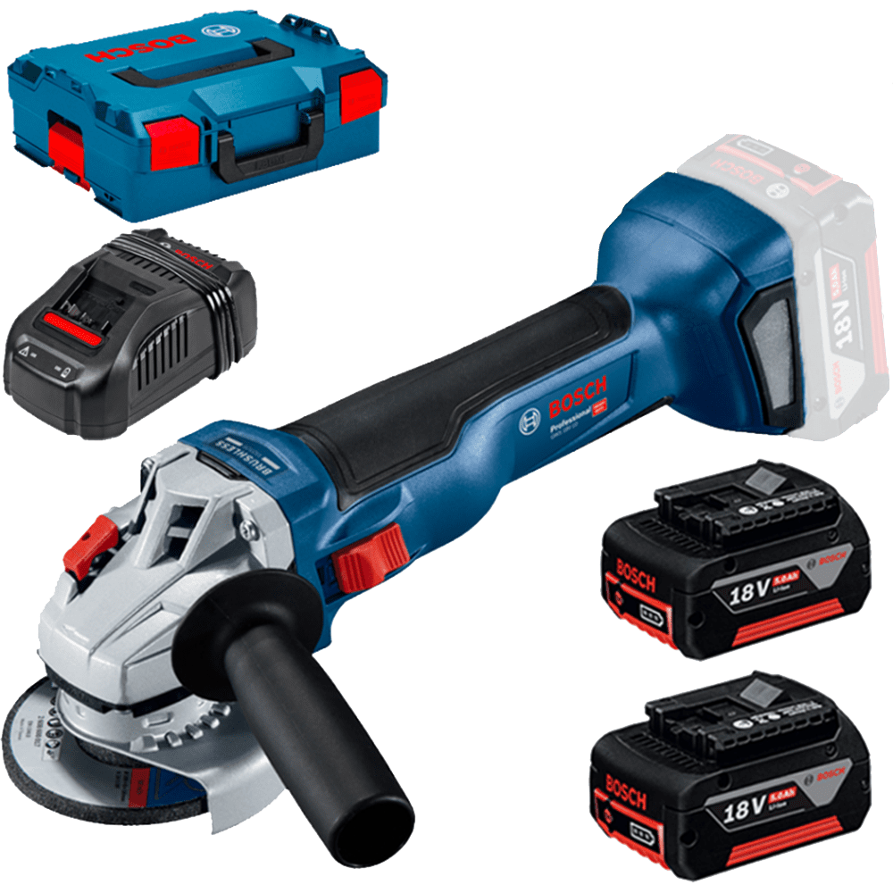 Polizor unghiular cu 2 acumulatori Bosch GWS 18V-10 Polizor unghiular cu 2 acumulatori Bosch GWS 18V-10