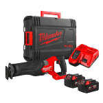 Fierastrau sabie cu 2 acumulatori Milwaukee M18FSZ-502X