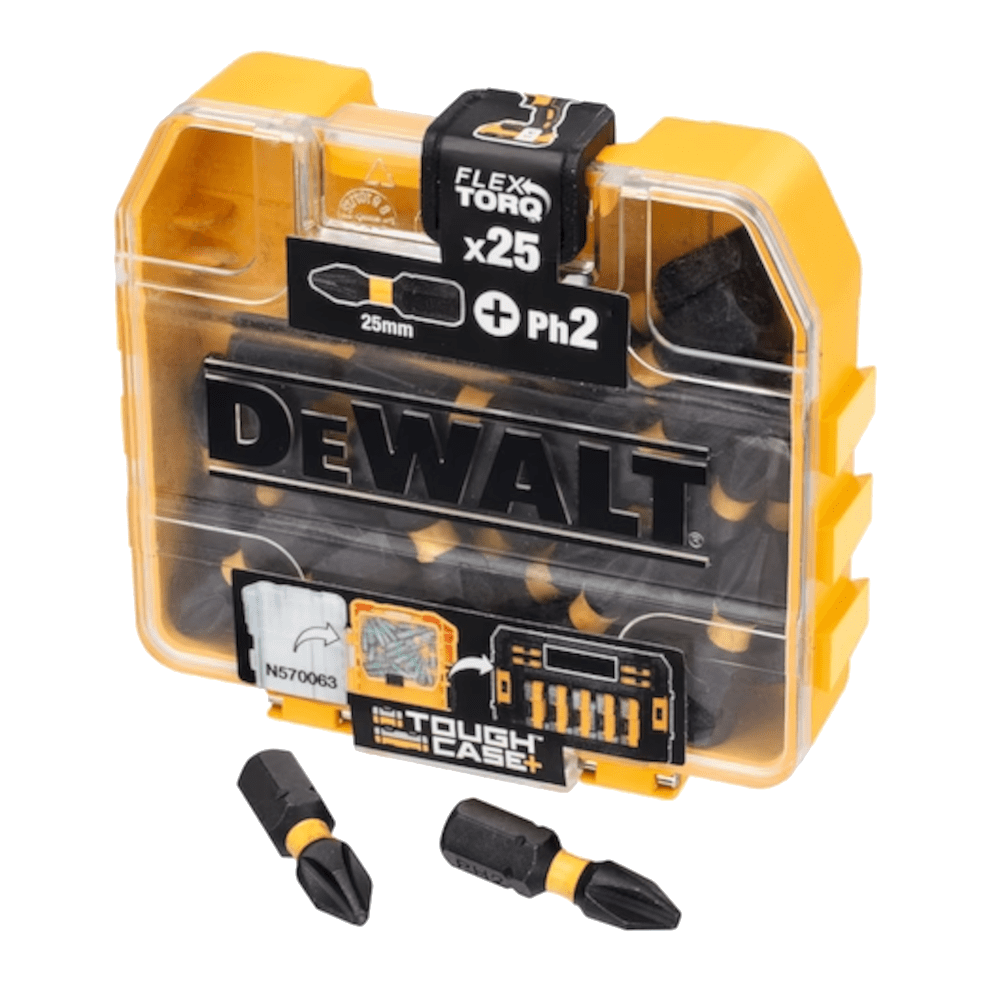 Set 25 biti insurubare cu impact PH2x25mm Flextorq DeWalt DT70555T Set 25 biti insurubare cu impact PH2x25mm Flextorq DeWalt DT70555T