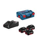 Set 3 acumulatori si incarcator 5Ah Bosch GAL 18-40 L-BOXX