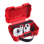 Set 9 carote cu dinti din carbura Milwaukee Hole Dozer