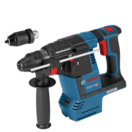 Ciocan rotopercutor fara acumulatori si valiza Bosch GBH 18V-26