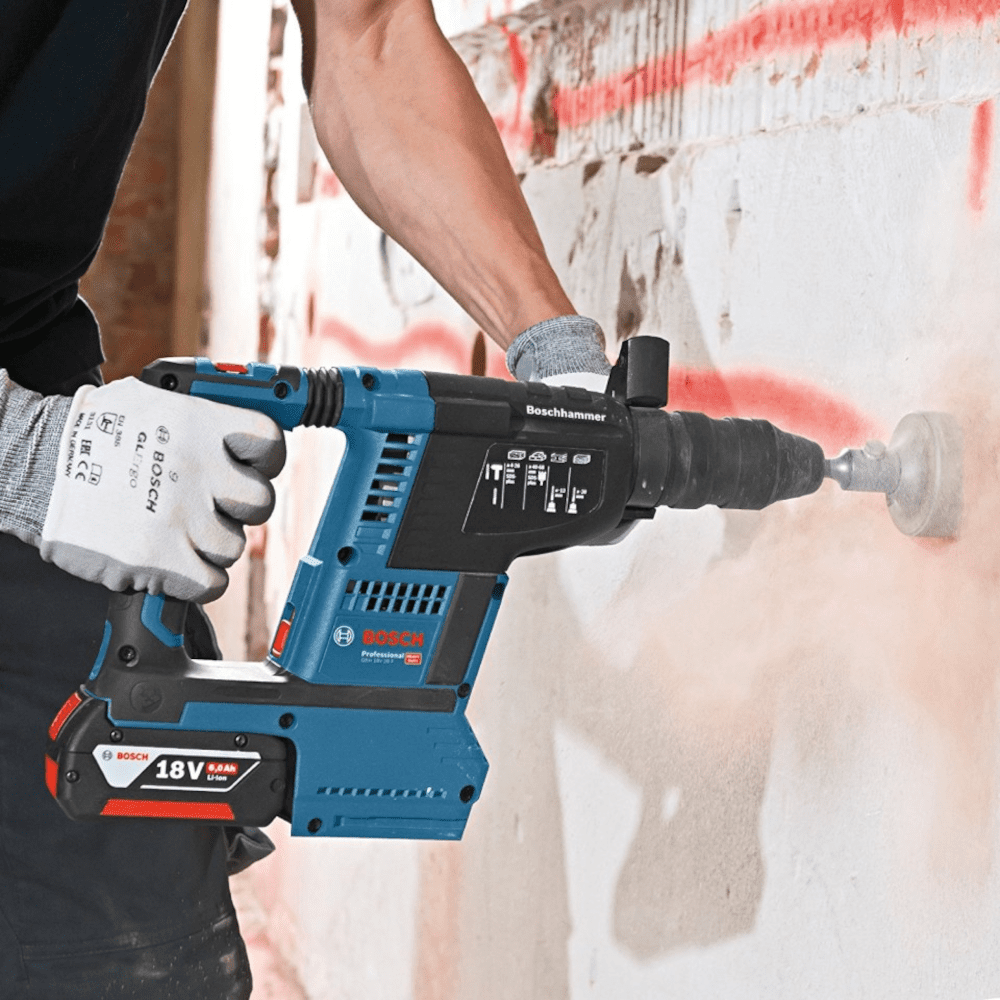 Ciocan rotopercutor fara acumulatori si valiza Bosch GBH 18V-26 Ciocan rotopercutor fara acumulatori si valiza Bosch GBH 18V-26