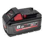 Acumulator Li-Ion 18V si 8Ah Milwaukee M18HB8 HIGH OUTPUT