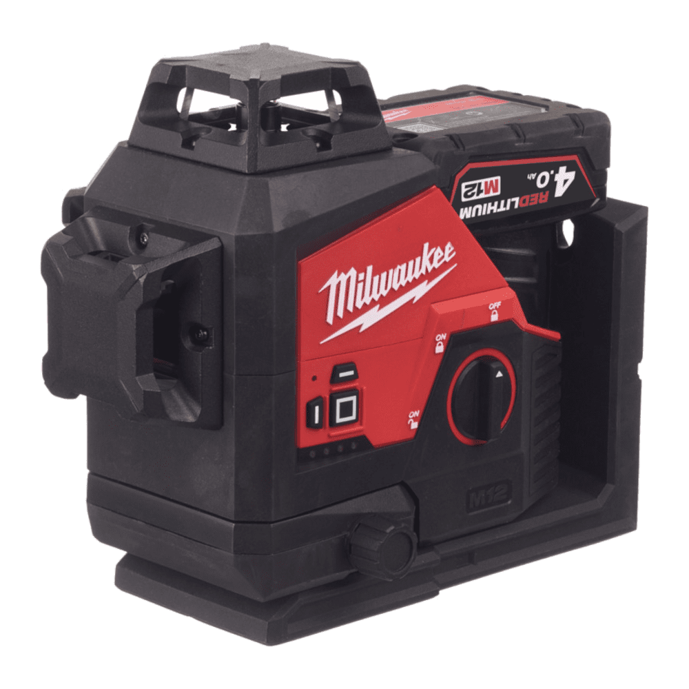 Nivela laser cu trei linii de unda verde Milwaukee M12 3PL-401C Nivela laser cu trei linii de unda verde Milwaukee M12 3PL-401C