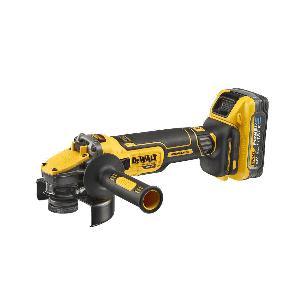 Polizor unghiular cu 2 acumulatori DeWalt DCG409H2T