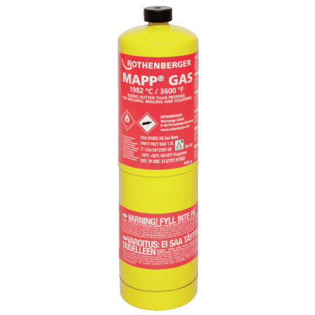 Butelie de gaz rafinat propilena 788ml Rothenberger MAPP Gas US RO35698