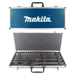 Set 10 burghie si dalti SDS-Plus in cutie de metal Makita D-42385
