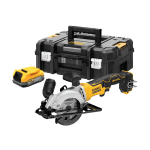 Fierastrau circular compact 115mm cu 1 acumulator DeWalt DCS571E1T