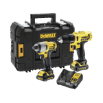 Set 2 scule cu acumulatori DeWalt DCK211C2T
