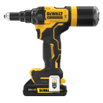Pistol pentru nituit cu 2 acumulatori DeWalt DCF403D2GT