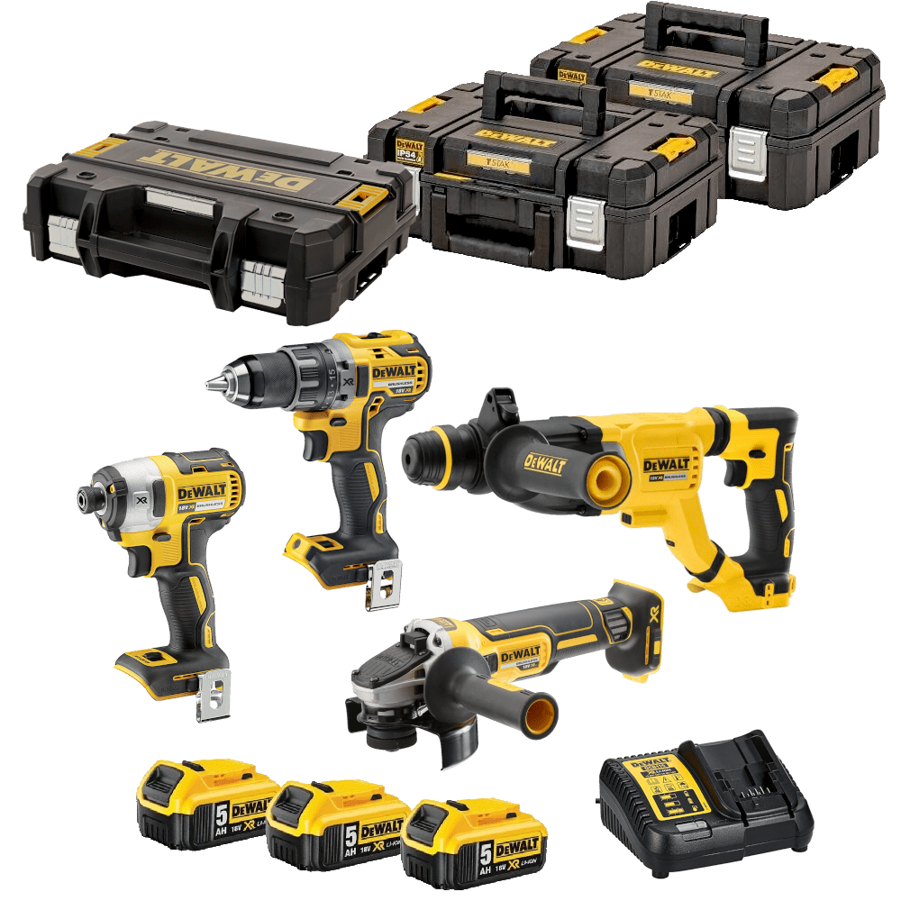 Set 4 scule cu 3 acumulatori DeWalt DCK485P3T Set 4 scule cu 3 acumulatori DeWalt DCK485P3T