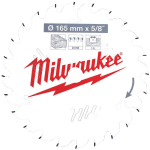 Panza de circular pentru lemn 165mm Milwaukee Z24 1 Panza de circular pentru lemn 165mm Milwaukee Z24