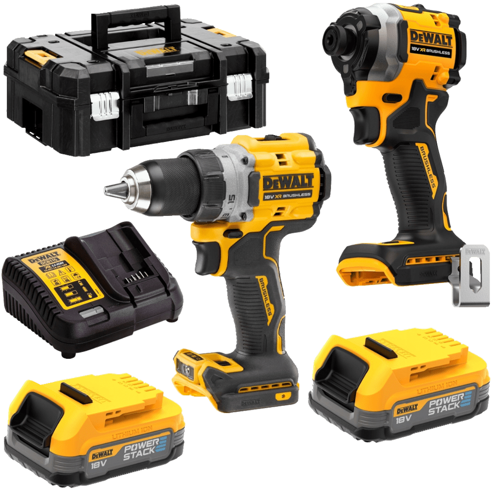 Set 2 scule cu 2 acumulatori DeWalt DCK2051H2T Set 2 scule cu 2 acumulatori DeWalt DCK2051H2T