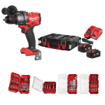 Masina de gaurit/insurubat cu percutie cu 2 acumulatori 5Ah Milwaukee M18 FPD3100P-502P