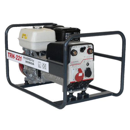 Generator de curent si sudura trifazat cu cabluri Tresz-Honda TRH 221