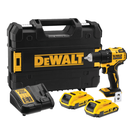 Masina de gaurit si insurubat cu 2 acumulatori DeWalt DCD708D2T