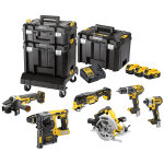 Set 6 scule cu acumulatori Dewalt DCK685P3T