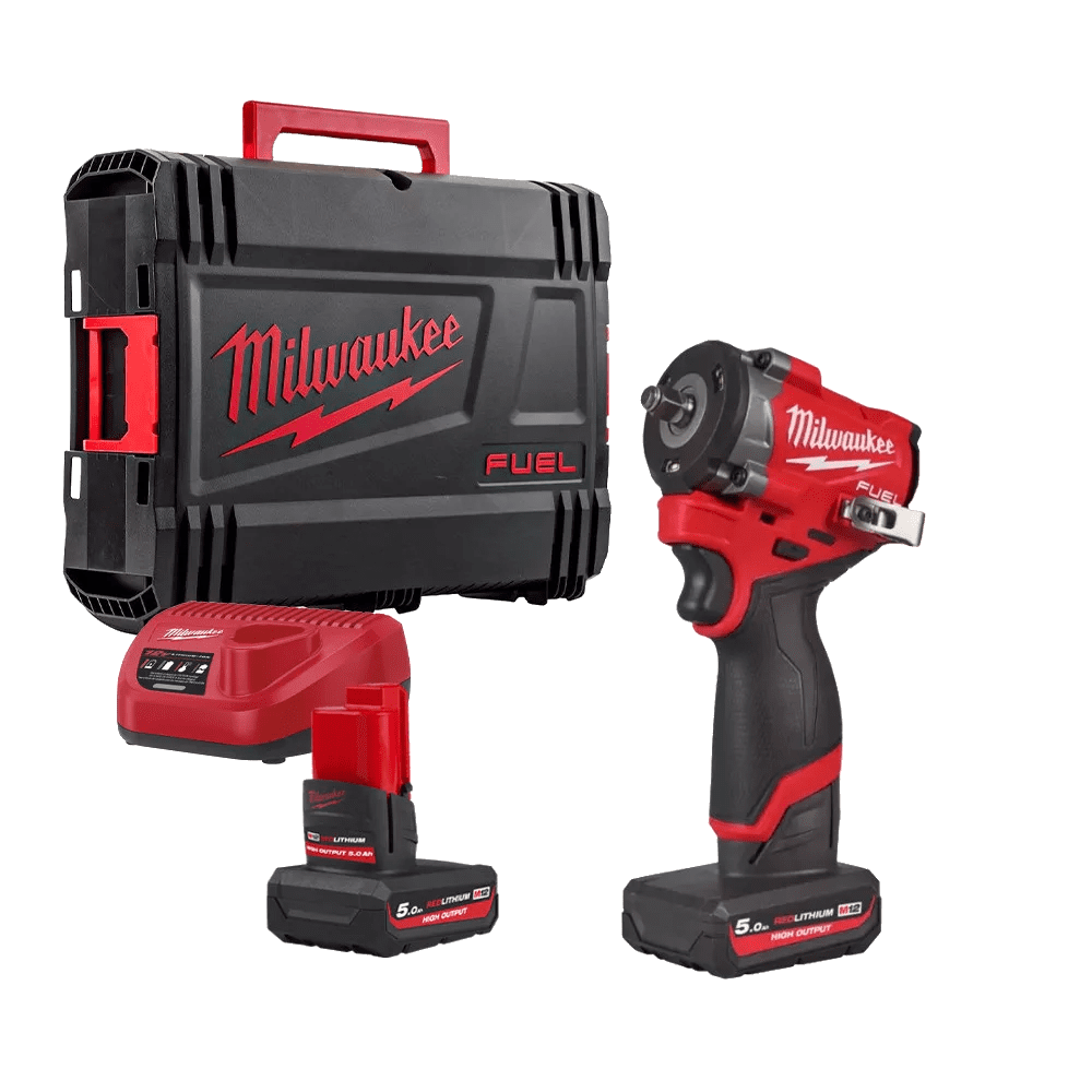 Masina de insurubat cu impact cu 2 acumulatori Milwaukee M12 FCIWF38G3-502X Masina de insurubat cu impact cu 2 acumulatori Milwaukee M12 FCIWF38G3-502X
