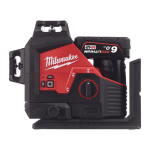 Nivela laser verde cu 3 linii cu 1 acumulator Milwaukee M123PL-601C 1 Nivela laser verde cu 3 linii cu 1 acumulator Milwaukee M123PL-601C