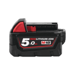 Set 10 scule cu 5 acumulatori Milwaukee M18 FPP10A-505B