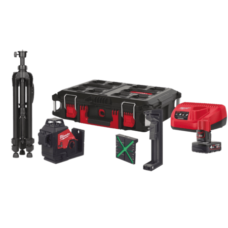 Nivela laser cu un acumulator Milwaukee M12 3PLSKIT-401P