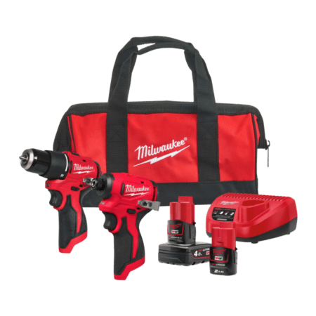 Set 2 scule cu 2 acumulatori Milwaukee M12 BLPP2B-422B