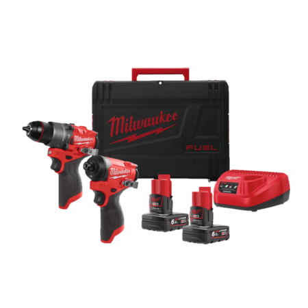 Set 2 scule cu 2 acumulatori Milwaukee M12 FPP2A2-602X